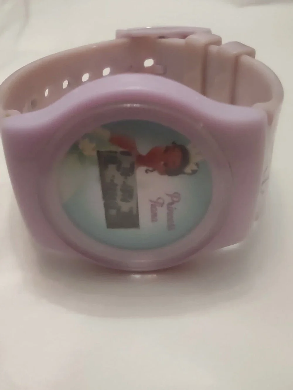 Princess Tiana Kids Digital Watch - Light Purple